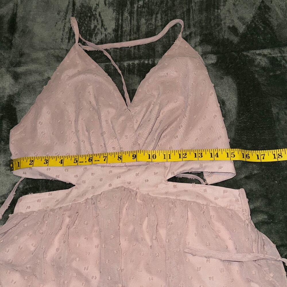 Simplee Maxi Dress Women's Large Pink Backless Sleeveless Adjustable Strap - Picture 6 of 8